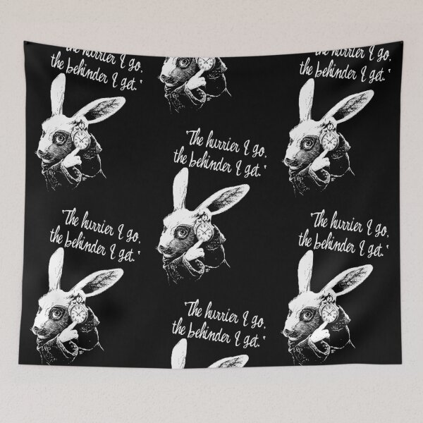 Item preview, White rabbit In wonderland designed and sold by Sandarmi Artwork.