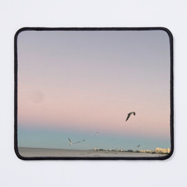 Item preview, Pink Ombré Sky and Seagulls - Good Morning Siesta Key designed and sold by jessicaleah15.