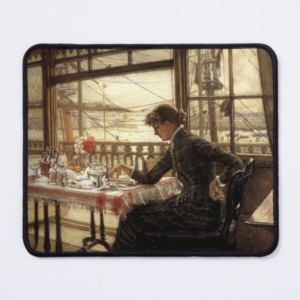 Item preview, James Tissot "Room Overlooking the Harbour" designed and sold by FineArtLover.