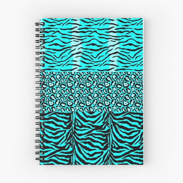 Item preview, 65 MCMLXV Tuquoise Blue Tiger, Leopard and Zebra Animal Print Pattern designed and sold by 65 MCMLXV.