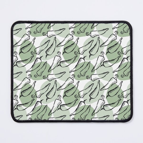 Item preview, Rough Sketch Chile Peppers on Green designed and sold by Susan Says.