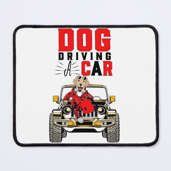 Item preview, Dog Driving A Car designed and sold by LouzaArte.
