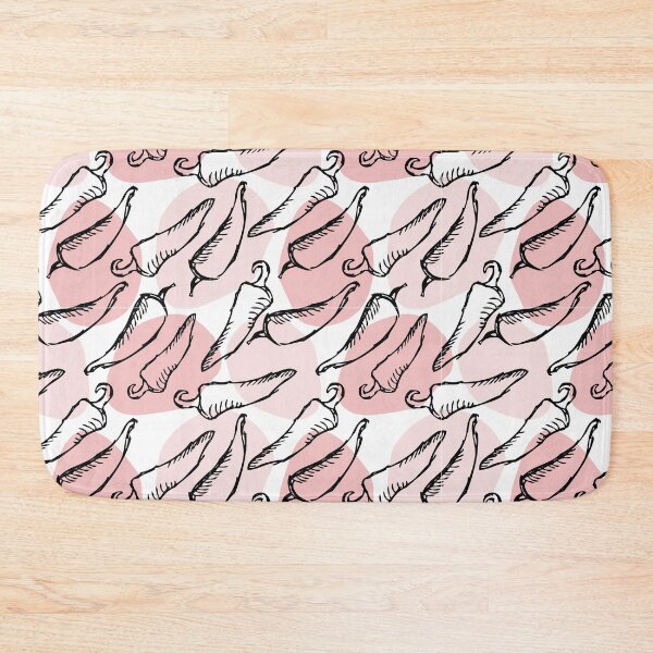 Item preview, Rough Sketch Chile Peppers on Pink designed and sold by Susan Says.
