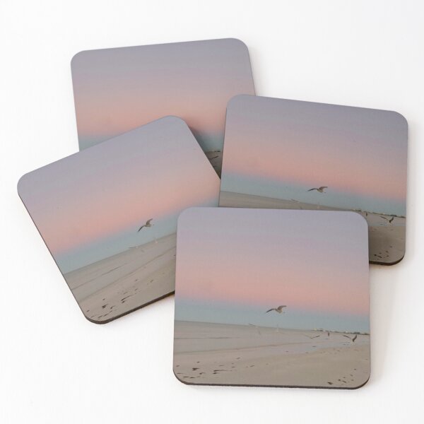 Item preview, Pink Ombré Sky and Seagulls - Good Morning Siesta Key designed and sold by jessicaleah15.