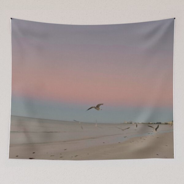 Item preview, Pink Ombré Sky and Seagulls - Good Morning Siesta Key designed and sold by jessicaleah15.