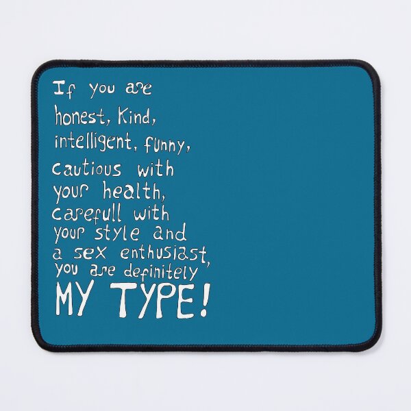 Item preview, My Type - funny sentences designed and sold by NunoNevesComics.