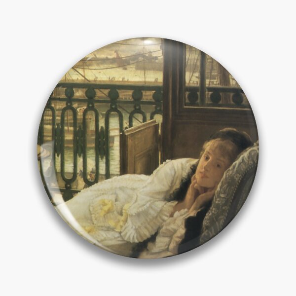 Item preview, James Tissot "A Passing Storm" designed and sold by FineArtLover.