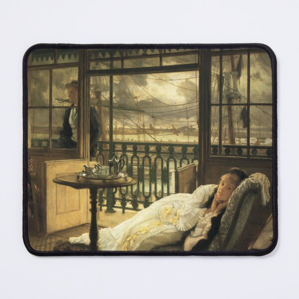 Item preview, James Tissot "A Passing Storm" designed and sold by FineArtLover.