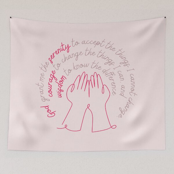 Item preview, The Serenity Prayer - Pink designed and sold by superbling.