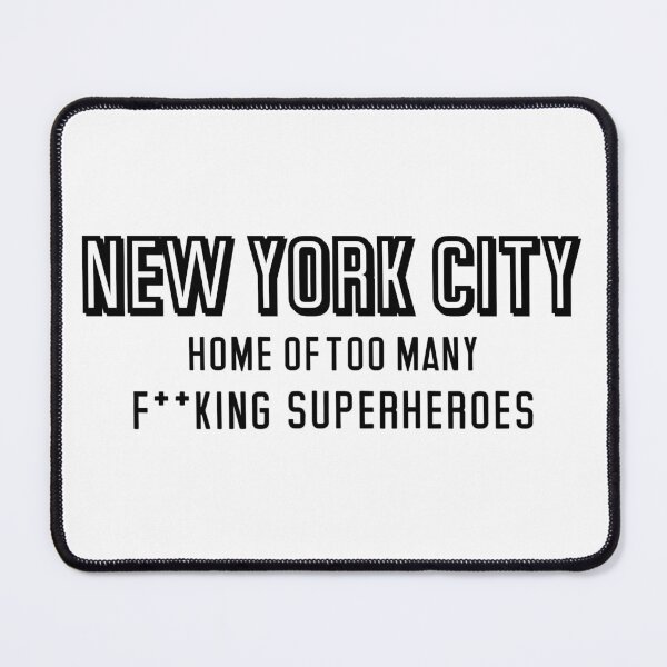 Item preview, New York City Home of Too Many Superheroes designed and sold by jddesignsstuff.