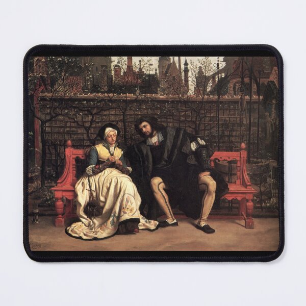 Item preview, James Tissot "Faust and Marguerite in the Garden" designed and sold by FineArtLover.