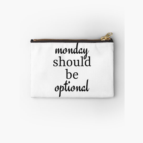 Item preview, monday should be optional (black) designed and sold by angase.