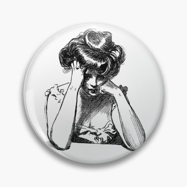 Artikelvorschau, Ängstliche Edwardianische Mädchenillustration entworfen und verkauft von bethanymelia.