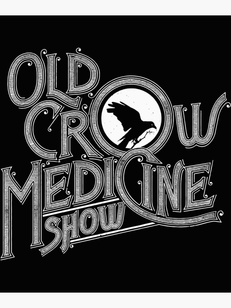 "Old crow medicine show logo " Poster for Sale by lexsickling | Redbubble