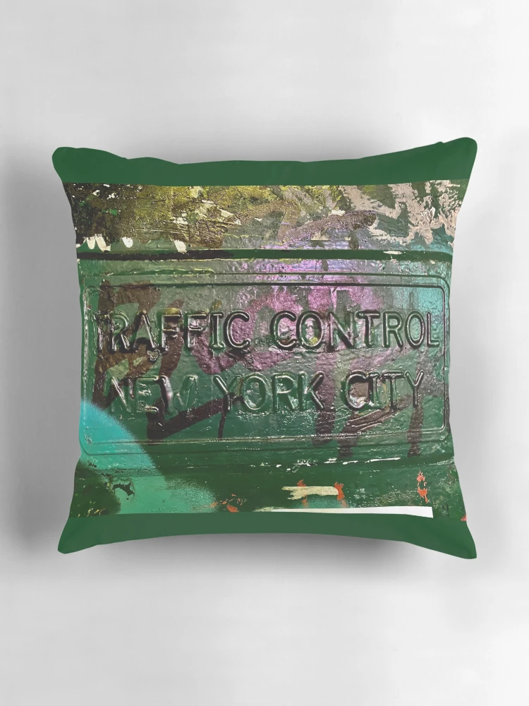 Thumbnail 3 of 4, Pillow, Traffic Control designed and sold by RugbyStickers.