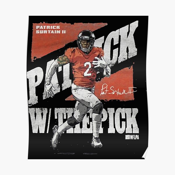 Patrick Surtain II Denver Broncos NFL Football Poster -   Norway