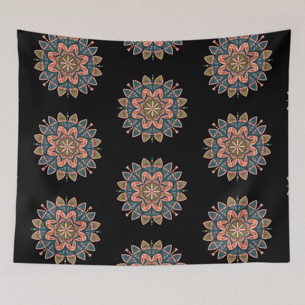 Item preview, Folk Art Mandala Pattern designed and sold by paperpark.