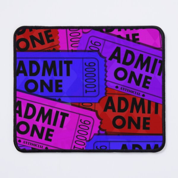 Item preview, FUNHOUSE: ADMIT ONE TICKET PRINT designed and sold by Antisocial Creatives.