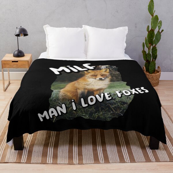 Item preview, man i love foxes designed and sold by printhappy4you.