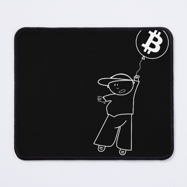 Item preview, print bitcoin white, cryptocurrency, hodl, internet currency designed and sold by vilma3000.