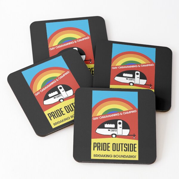 Item preview, Gay LGBT Homosexual Caravan Gifts - Camping Pride - Gay Caravan Owners  - Gay Caravaning designed and sold by happygiftideas.