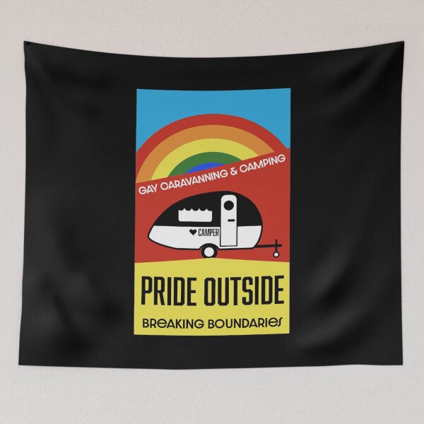 Item preview, Gay LGBT Homosexual Caravan Gifts - Camping Pride - Gay Caravan Owners  - Gay Caravaning designed and sold by happygiftideas.