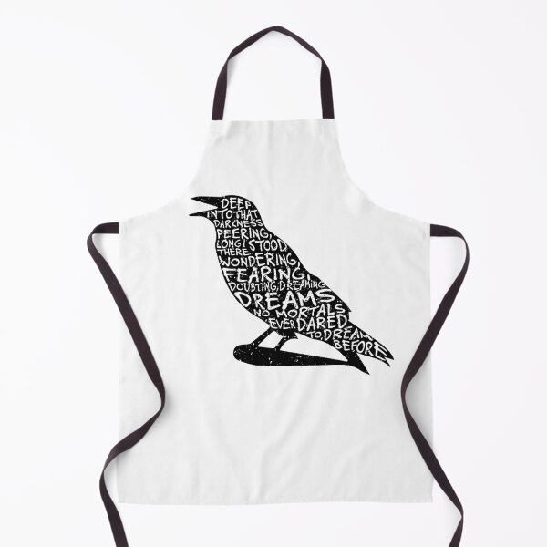 Item preview, Quoth the Raven - Edgar Allen Poe Raven Quote designed and sold by the50ftsnail.