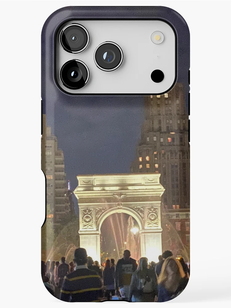 Thumbnail 1 of 4, iPhone Case, Washington Square Night designed and sold by RugbyStickers.
