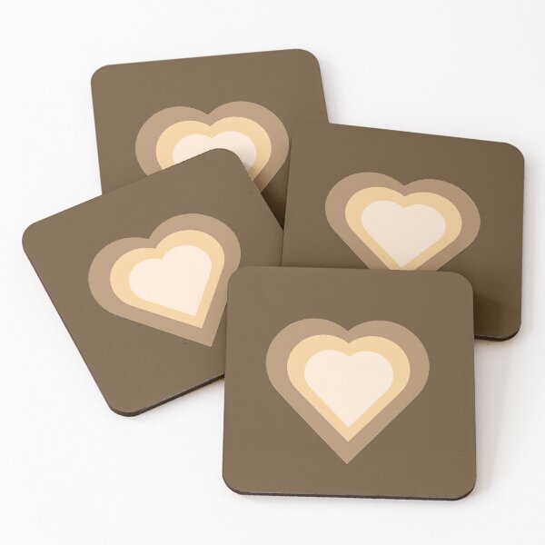 Item preview, brown heart  designed and sold by bloomingstars.