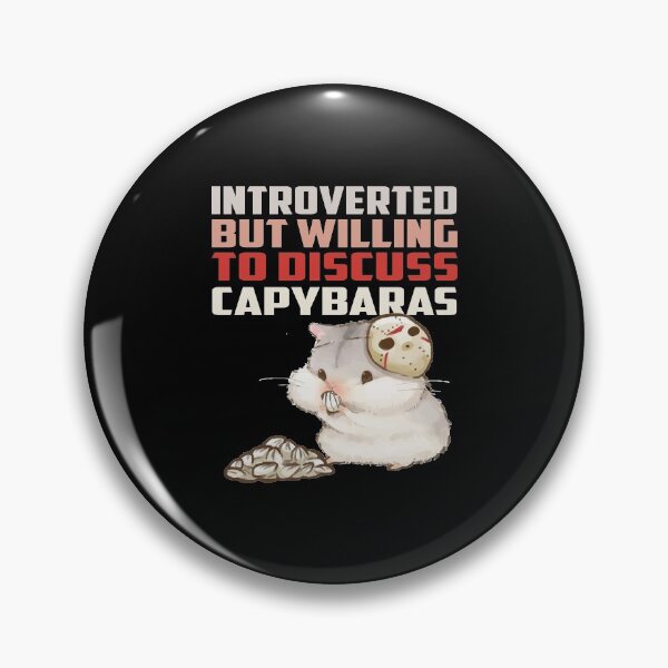 Item preview, Introverted But Willing To Discuss Capybaras designed and sold by MqHStore.