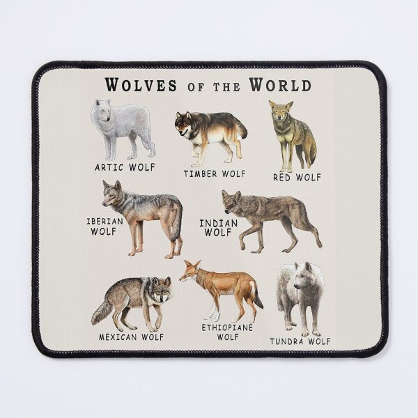 Item preview, Wolves of the World designed and sold by AzalaiBubbles.