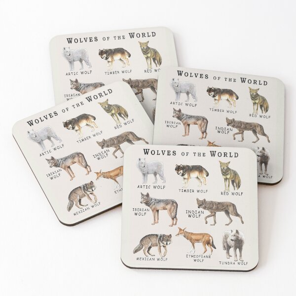 Item preview, Wolves of the World designed and sold by AzalaiBubbles.