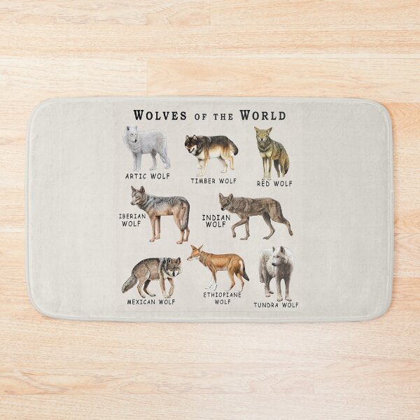 Item preview, Wolves of the World designed and sold by AzalaiBubbles.