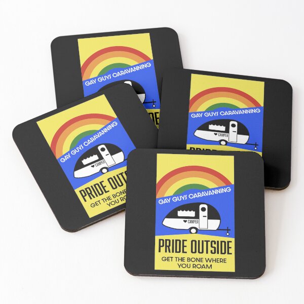 Item preview, Funny Gay Guys Caravan Gifts - Camping Pride - Gay Caravan Owners  - Gay Caravaning designed and sold by happygiftideas.