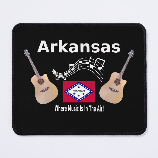 Item preview, Arkansas Acoustic Guitar Shirt designed and sold by GuitarNuts.