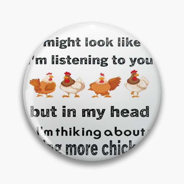 Item preview, I'm Thinking, About Getting More Chickens, Funny Shirt, In My Head, I'm Thinking, About Getting More Chickens designed and sold by STORHAMIDO.