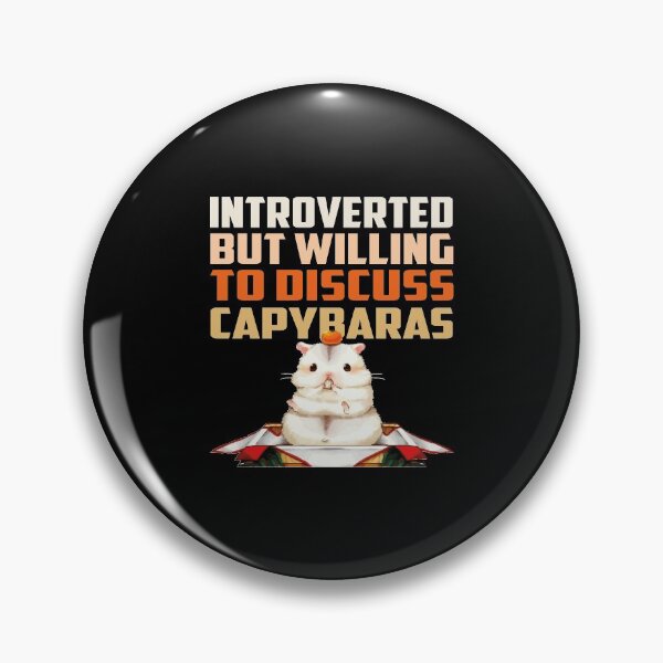 Item preview, Introverted But Willing To Discuss Capybaras designed and sold by MqHStore.