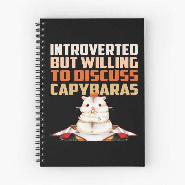 Item preview, Introverted But Willing To Discuss Capybaras designed and sold by MqHStore.