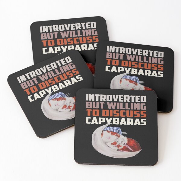 Item preview, Introverted But Willing To Discuss Capybaras designed and sold by MqHStore.