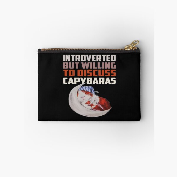 Item preview, Introverted But Willing To Discuss Capybaras designed and sold by MqHStore.