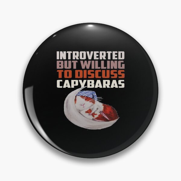 Item preview, Introverted But Willing To Discuss Capybaras designed and sold by MqHStore.