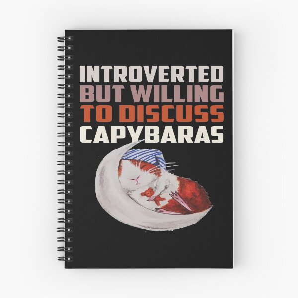 Item preview, Introverted But Willing To Discuss Capybaras designed and sold by MqHStore.