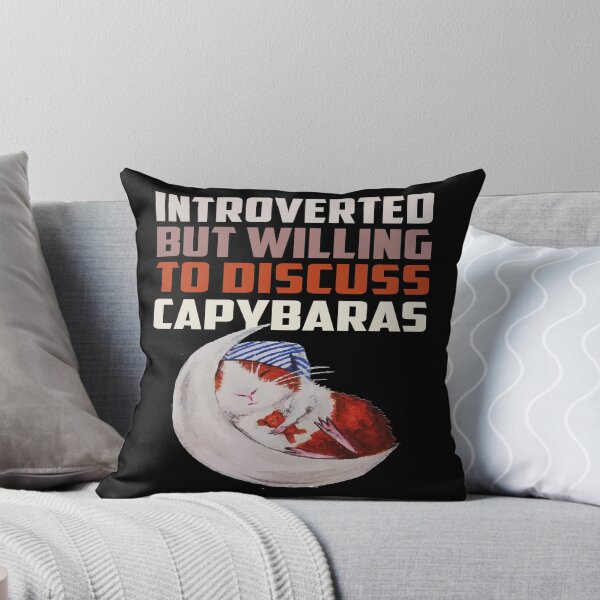 Item preview, Introverted But Willing To Discuss Capybaras designed and sold by MqHStore.