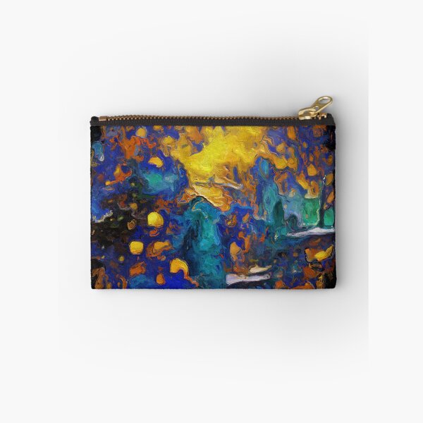 Item preview, Blue and Yellow Abstract designed and sold by Anas Arts.