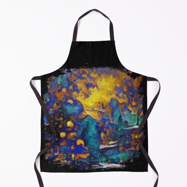 Item preview, Blue and Yellow Abstract designed and sold by Anas Arts.