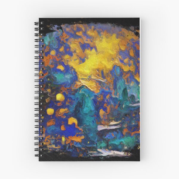 Item preview, Blue and Yellow Abstract designed and sold by Anas Arts.