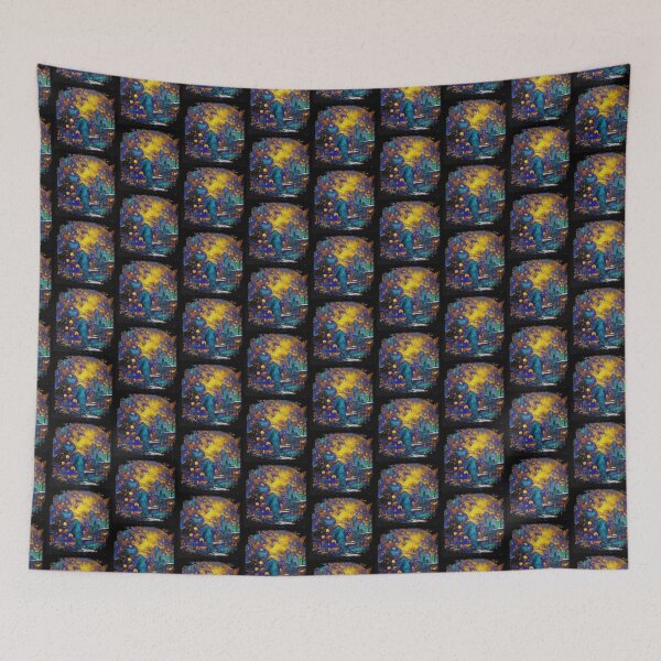 Item preview, Blue and Yellow Abstract designed and sold by Anas Arts.