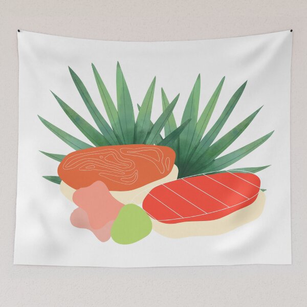 Item preview, Sushi | Nigiri, Wasabi, and Ginger designed and sold by WriteOnThyme.