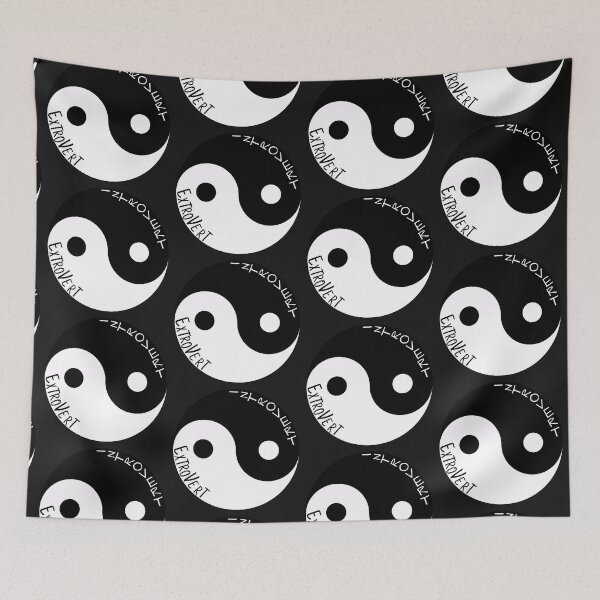 Item preview, YIN & YANG - INTROVERT EXTROVERT - DIGITAL ART designed and sold by Kwayako.
