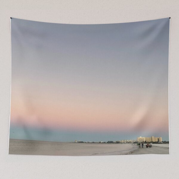 Item preview, Pink Ombré Sky and Seagulls - Good Morning Siesta Key designed and sold by jessicaleah15.